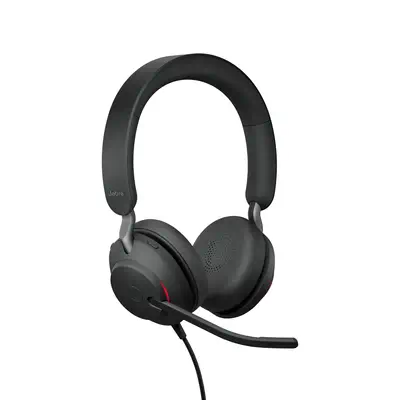 Jabra Evolve2 40 Casque Avec fil Arceau Bureau/Centre d'appels USB Type-C Bluetooth Noir - Casque Micro - visuel 2