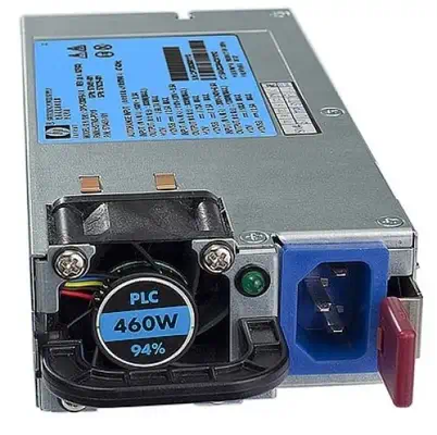HPE 599381-001 unité d'alimentation d'énergie 460 W Noir, Argent - Boitier d'alimentation - visuel 1