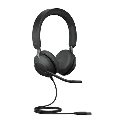 Jabra Evolve2 40 Casque Avec fil Arceau Bureau/Centre d'appels USB Type-A Bluetooth Noir - Casque Micro - visuel 2