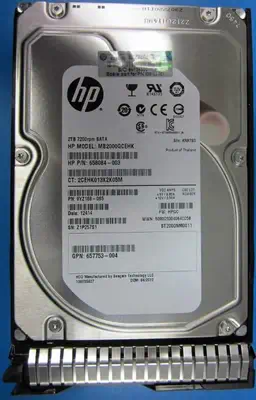 HPE 658102-001-RFB disque dur 2 To 7200 tr/min 3.5" SATA - Disque dur Interne - visuel 1