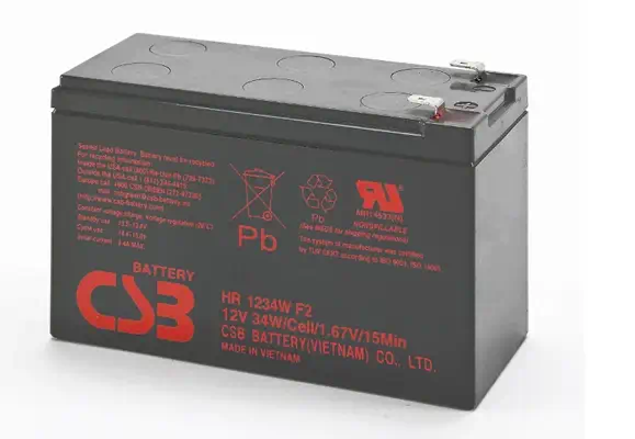 PowerWalker 91010032 Batterie de l'onduleur Sealed Lead Acid (VRLA) 12 V - Accessoire Onduleur - visuel 1