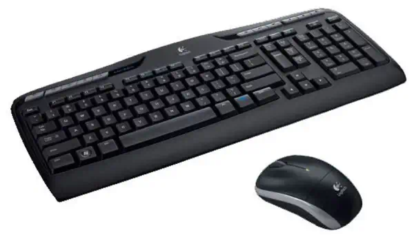Logitech MK330 clavier Souris incluse Bureau RF sans fil QWERTY US International Noir - Pack Clavier, souris - visuel 1