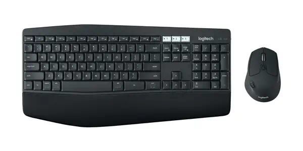 Logitech 920-008219 clavier Souris incluse Maison RF sans fil + Bluetooth QWERTY Anglais Noir - Pack Clavier, souris - visuel 1
