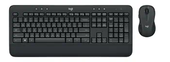 Livraison gratuite Logitech MK545 Advanced clavier Souris incluse Universel USB QWERTZ Allemand Noir