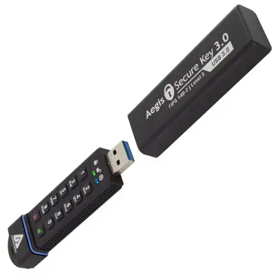 Apricorn ASK3 lecteur USB flash 16 Go USB Type-A 3.2 Gen 2 (3.1 Gen 2) Noir - Clé USB - visuel 4