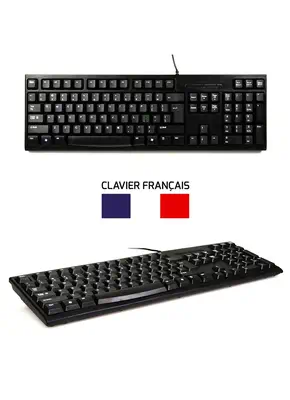Port Designs 900900 clavier Souris incluse Bureau USB AZERTY Français Noir - Pack Clavier, souris - visuel 2