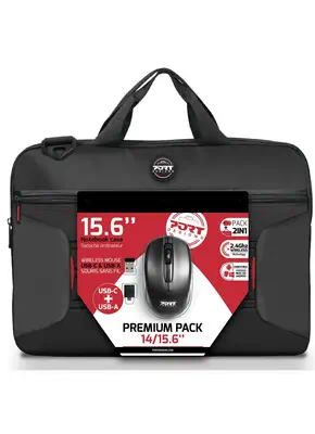 Port Designs 501873 sacoche d'ordinateurs portables 39,6 cm (15.6") Noir - Sacoche & Housse - visuel 1