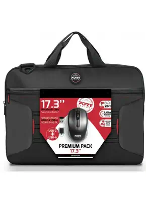 Port Designs PREMIUM PACK 43,9 cm (17.3") Housse Noir - Sacoche & Housse - visuel 1