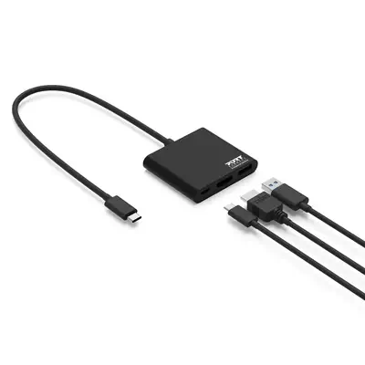 Port Designs Mini station d'accueil mobile 1 X 4K USB-C 3 périphériques 60W - Station d'accueil pour portable - visuel 6