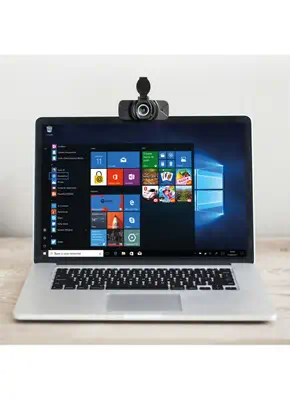 Port Designs 900078 webcam 2 MP 1920 x 1080 pixels USB Noir - Webcam - visuel 2