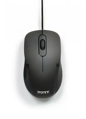 Port Designs 900400-PRO souris Bureau Ambidextre USB Type-A Optique 1000 DPI - Souris - visuel 1