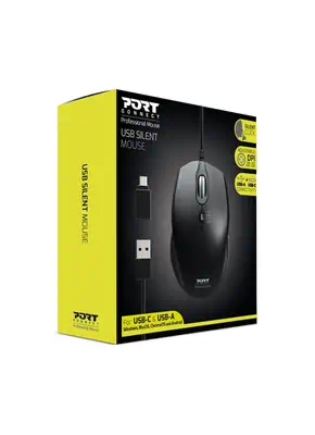 Port Designs 900711 souris Droitier USB Type-A Optique Port Designs - visuel 1 - hello RSE - Conception conviviale