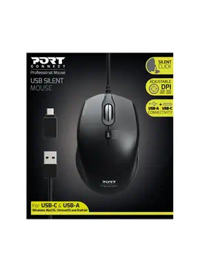 Port Designs 900711 souris Droitier USB Type-A Optique Port Designs - visuel 1 - hello RSE - Suivi précis