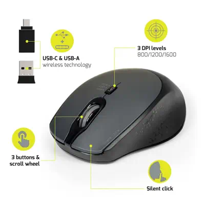 Port Designs PORT Connect 900713 souris Bureau Ambidextre - Souris - visuel 5