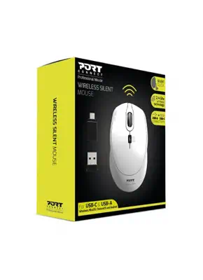 Port Designs 900714 souris Bureau Ambidextre RF Wireless + USB Type-C 1600 DPI - Souris - visuel 3