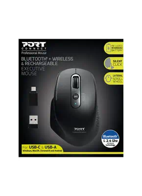 Port Designs 900716 souris Droitier RF sans fil + Bluetooth Optique 3200 DPI - Souris - visuel 3