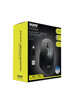 Port Designs 900716 souris Droitier RF sans fil + Bluetooth Optique 3200 DPI - Souris - visuel 4