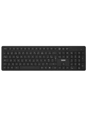 Port Designs 900904-FR clavier Souris incluse Bureau AZERTY Français Noir - Pack Clavier, souris - visuel 1