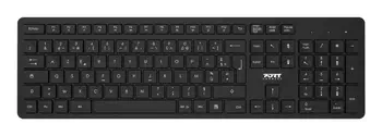 Livraison rapide Port Designs 900904-FR clavier Souris incluse Bureau AZERTY Français Noir
