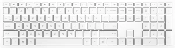 Clavier sans fil HP Pavilion 600 blanc - visuel 3