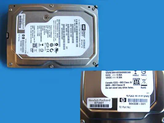 HP 504338-001 disque dur 320 Go 7200 tr/min 3.5" SATA - Disque dur Interne - visuel 1