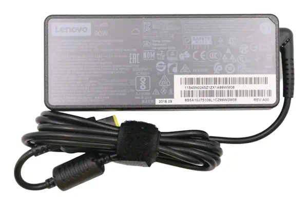 Lenovo 5A10J75109 adaptateur de puissance & onduleur Intérieure 90 W Noir - Chargeur et alimentation - visuel 2