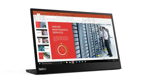 Lenovo ThinkVision M14 LED display 35,6 cm (14") 1920 x 1080 pixels Full HD Noir - Ecran Ordinateur - visuel 6