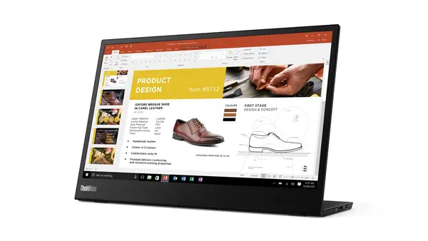 Lenovo ThinkVision M14 LED display 35,6 cm (14") 1920 x 1080 pixels Full HD Noir - Ecran Ordinateur - visuel 5