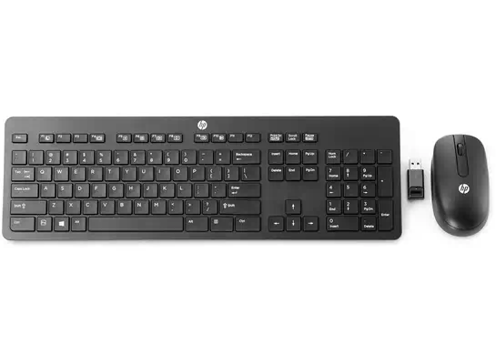 HP Wireless (Turkey) clavier Souris incluse Bureau RF sans fil Turc Noir - Pack Clavier, souris - visuel 1