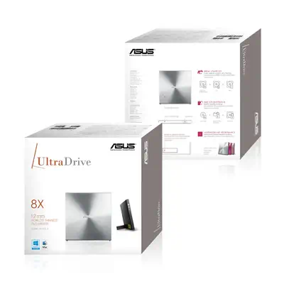 ASUS SDRW-08U5S-U lecteur de disques optiques DVD Super Multi DL Métallique - Asus - Lecteur Optique - visuel 2