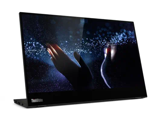 Lenovo M14t LED display 35,6 cm (14") 1920 x 1080 pixels Full HD Écran tactile Noir - Ecran Ordinateur - visuel 6