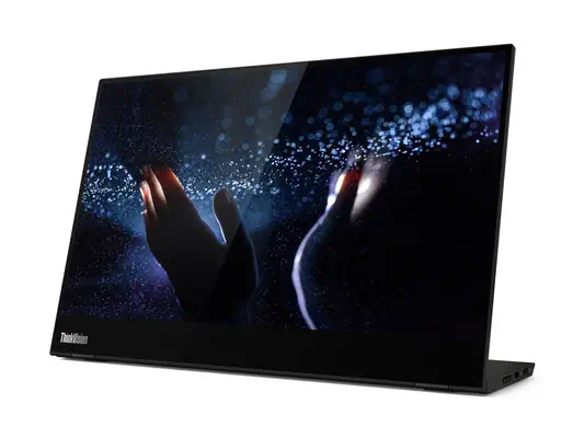 Lenovo M14t LED display 35,6 cm (14") 1920 x 1080 pixels Full HD Écran tactile Noir - Ecran Ordinateur - visuel 5