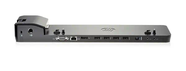 HP UltraSlim Docking Station Station d'accueil Noir - Station d'accueil pour portable - visuel 1