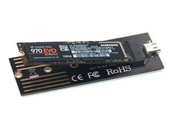 CoreParts MSUB8001 Boîtier de disques de stockage Enceinte ssd Noir M.2 - Accessoire Stockage - visuel 2