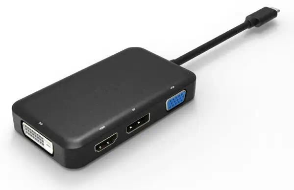 Microconnect USB3.1CCOM10 adaptateur graphique USB 3840 x 2160 pixels Noir - Station d'accueil pour portable - visuel 1