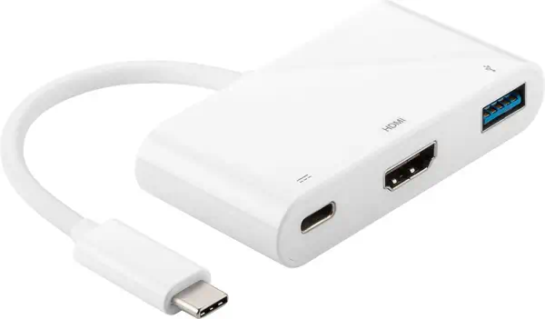 Microconnect USB3.1CCOM2 adaptateur graphique USB Blanc - Station d'accueil pour portable - visuel 1