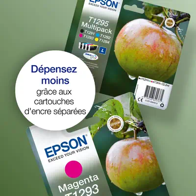 Epson Apple Encre cyan DURABrite Ultra Pomme T1292 - Cartouches d'encre - visuel 2