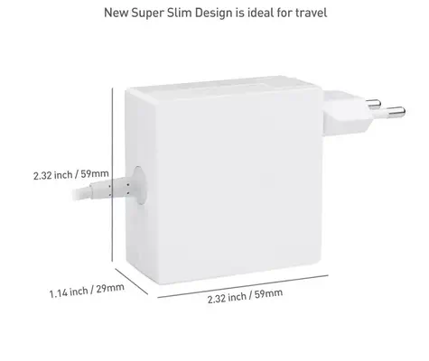 CoreParts MBXUSBC-AC0001-W adaptateur de puissance & onduleur Intérieure 45 W Blanc - Chargeur et alimentation - visuel 2