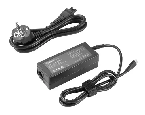 CoreParts MBXUSBC-AC0009 adaptateur de puissance & onduleur Intérieure 65 W Noir - Chargeur et alimentation - visuel 2