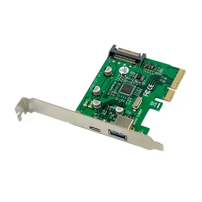 Microconnect MC-PCIE-ASM1142-CA carte et adaptateur d'interfaces Interne USB 3.2 Gen 1 (3.1 Gen 1) - Composant - visuel 1