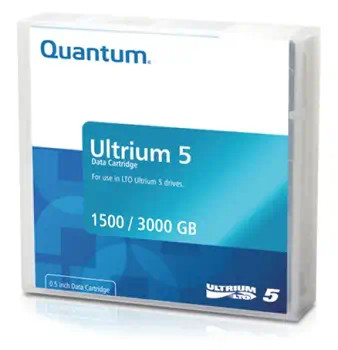 Livraison gratuite Quantum MR-L5MQN-01 support de stockage de secours Bande de données vierge 1,5 To LTO 1,26 cm