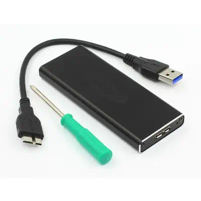 CoreParts MSACSC/USB3.0 Boîtier de disques de stockage Enceinte ssd Noir - Accessoire Stockage - visuel 1