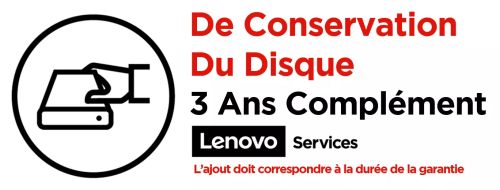 Revendeur officiel Lenovo 3Y Keep Your Drive