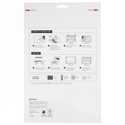 eSTUFF GLBG14310175 filtre anti-reflets pour écran et filtre de confidentialité 35,6 cm (14") Ordina - Protection d'écran et Filtre - visuel 2