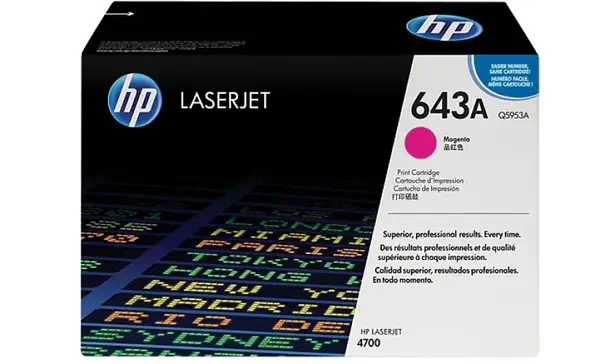 HP 643A Cartouche de toner 1 pièce(s) Original Magenta - Toner - visuel 1