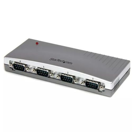 Achat Câble USB StarTech.com Hub série RS232 à 4 ports - Adaptateur USB vers 4x DB9 RS232 alimenté par bus