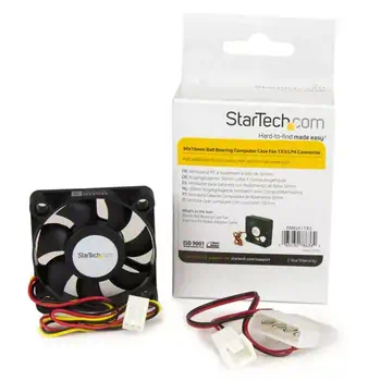 StarTech.com FAN5X1TX3 système de refroidissement d’ordinateur Boitier PC Ventilateur 5 cm Noir livraison gratuite