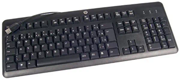 HP 672647-053 clavier Bureau USB AZERTY Français Noir - Clavier - visuel 1