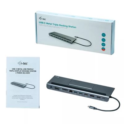 i-tec Metal USB-C Low Profile 4K Triple Display i-tec - visuel 6 - hello RSE