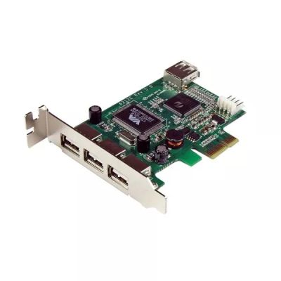 Revendeur officiel StarTech.com Carte Adaptateur PCI Express vers 4 Ports USB